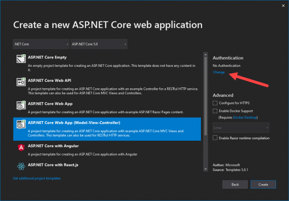 Implement Authentication Using ASP.NET Core Identity