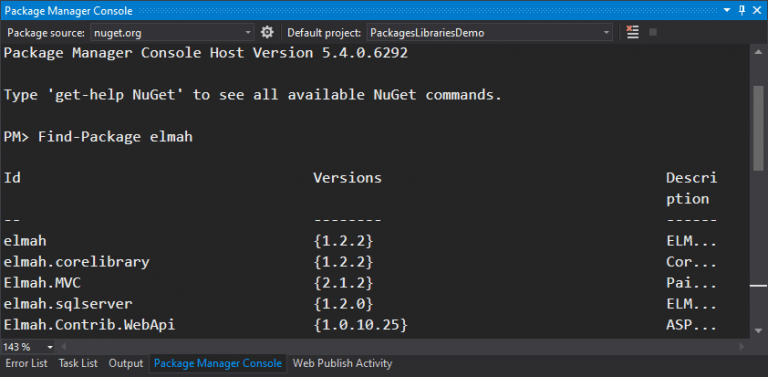 install nuget packages command line for mac